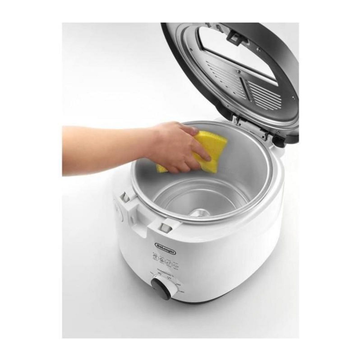 DELONGHI Friteuse Electrique Delonghi FS3021 - Capacité : 2L - 1800W - Cuve anti-adhérente