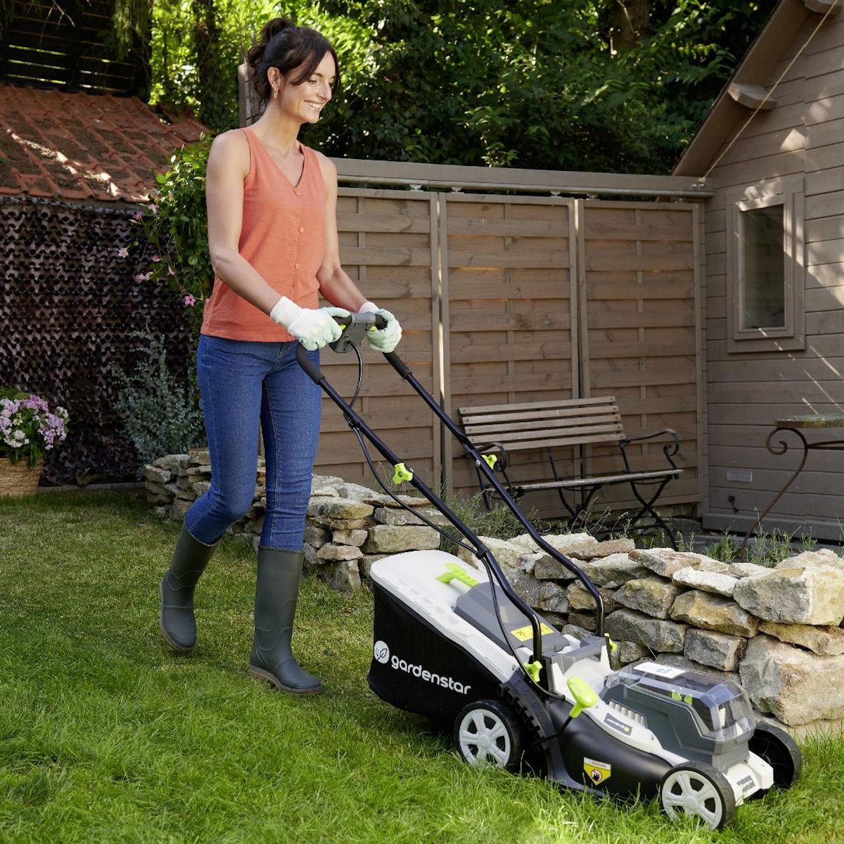 GARDENSTAR Tondeuse sans fil - 40V - 34cm