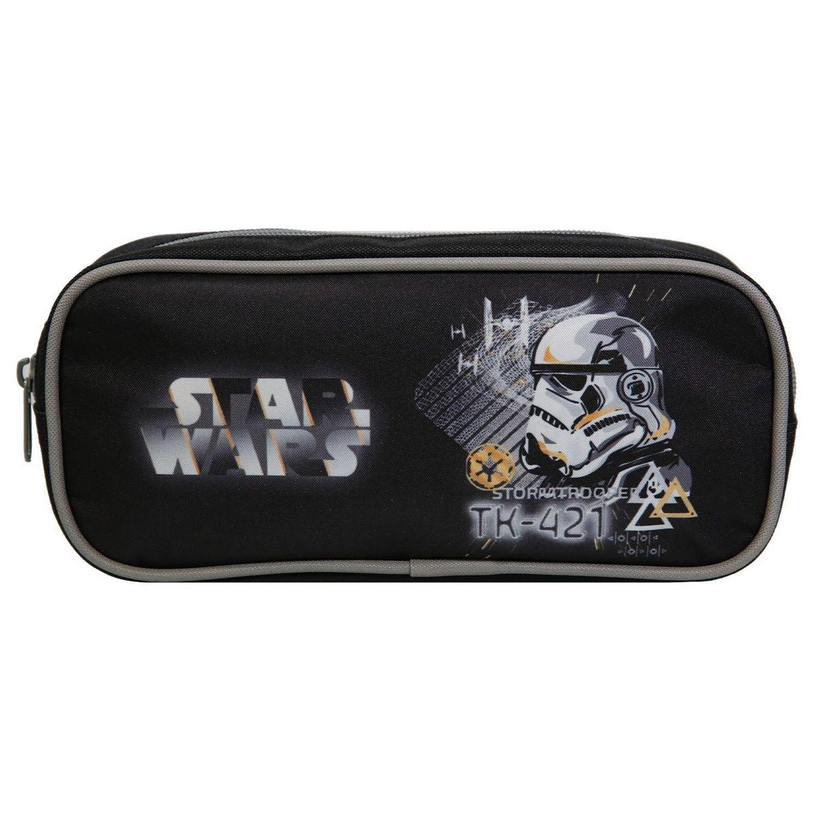 Bagtrotter BAGTROTTER Trousse scolaire rectangulaire Disney Star Wars Noire