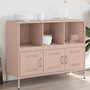 Voir la diapositive 1 : VIDAXL Buffet rose 100,5x39x79 cm acier
