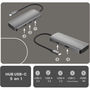 Voir la diapositive 4 : ESSENTIEL B Hub USB C 5 en 1 2 USB-A + 3 USB-C