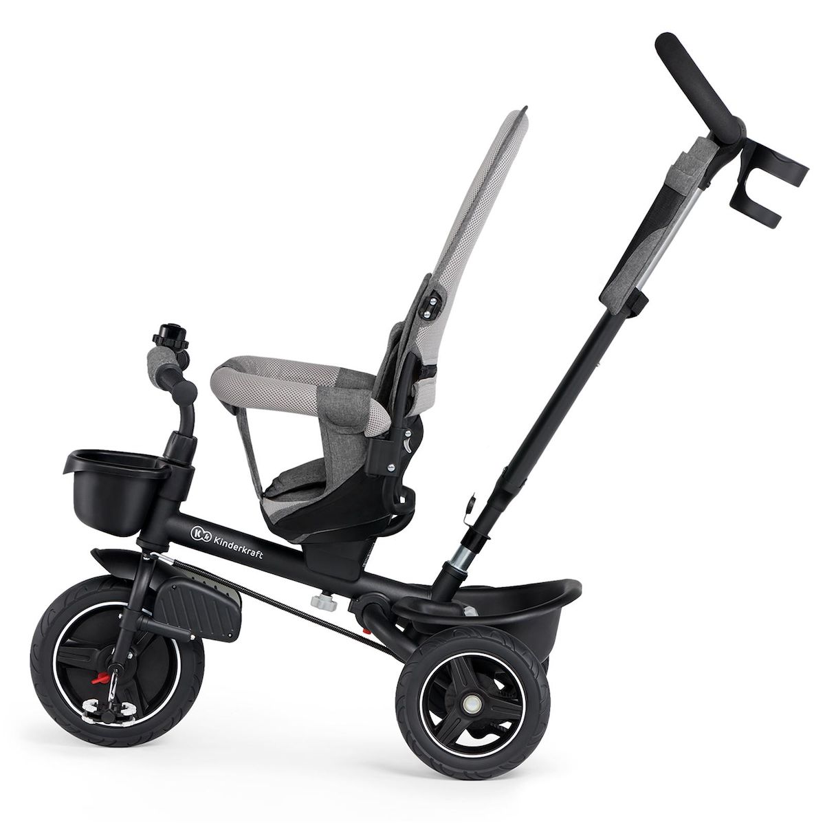 KINDERKRAFT Tricycle Spinstep 5 en 1 avec siège rotatif et protection UPF50+
