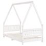 Voir la diapositive 3 : VIDAXL Cadre de lit pour enfant blanc 80x160 cm bois de pin massif