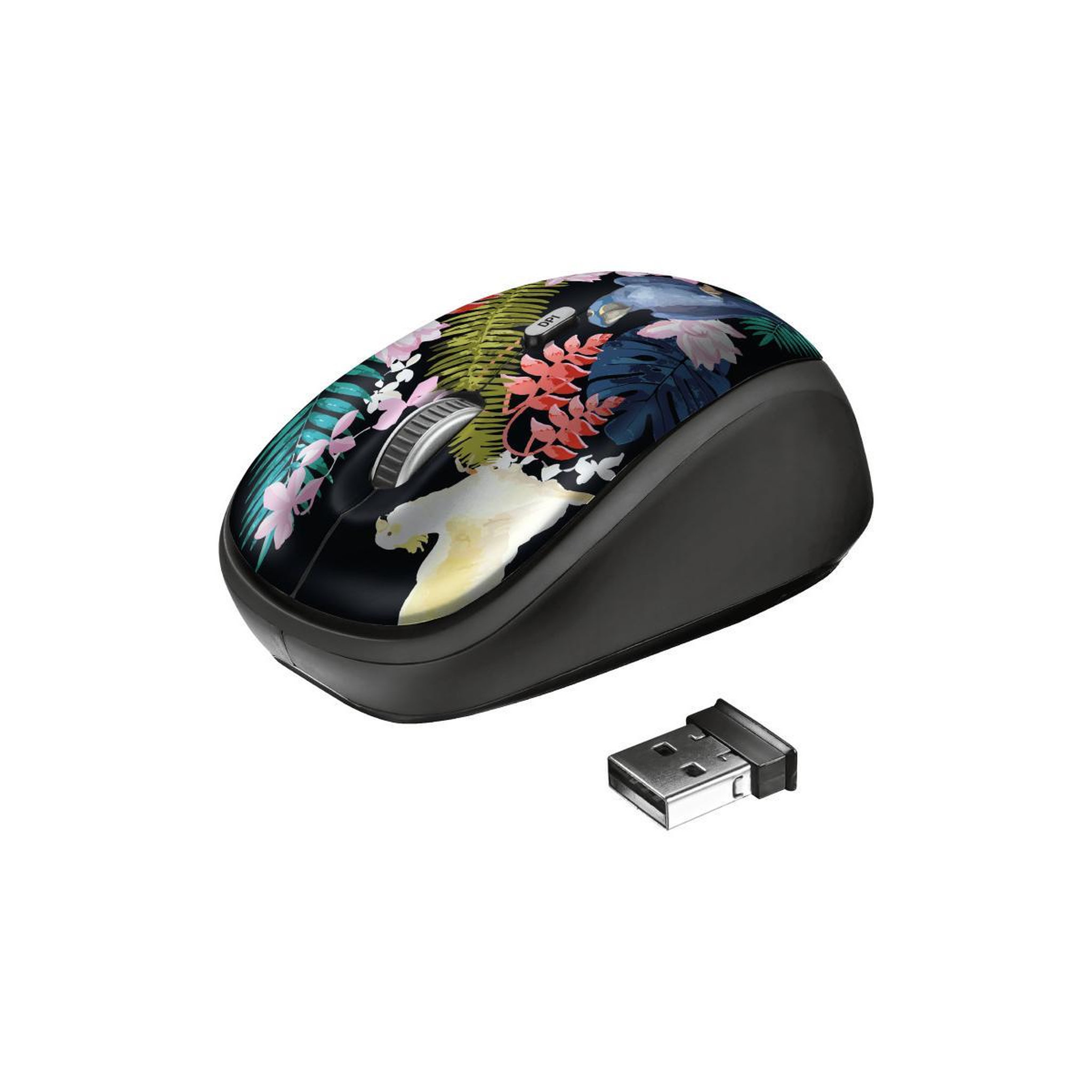 Voir la diapositive 2 : Trust Trust yvi souris ambidextre rf sans fil optique 1600 dpi