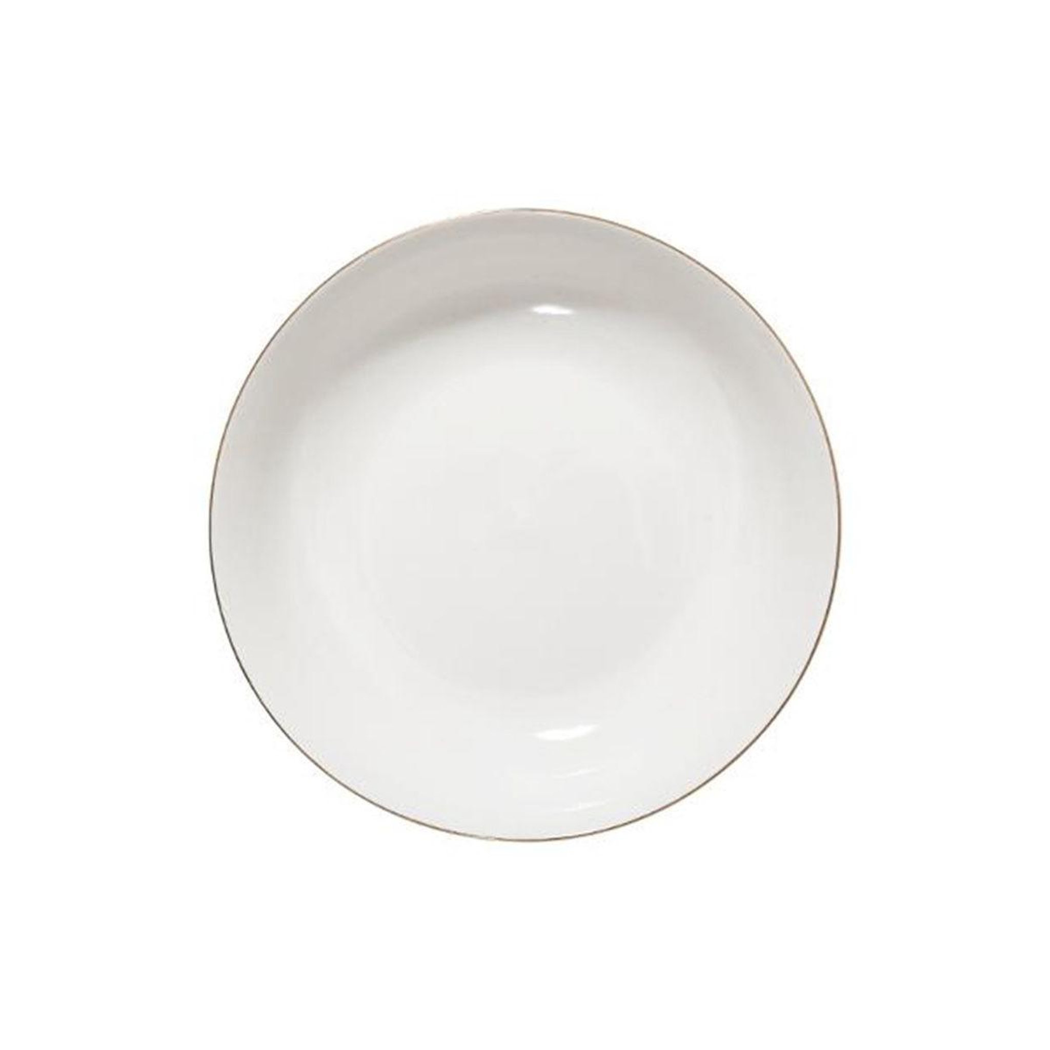 SECRET DE GOURMET Lot de 6 assiettes creuses  petit salon  20cm blanc