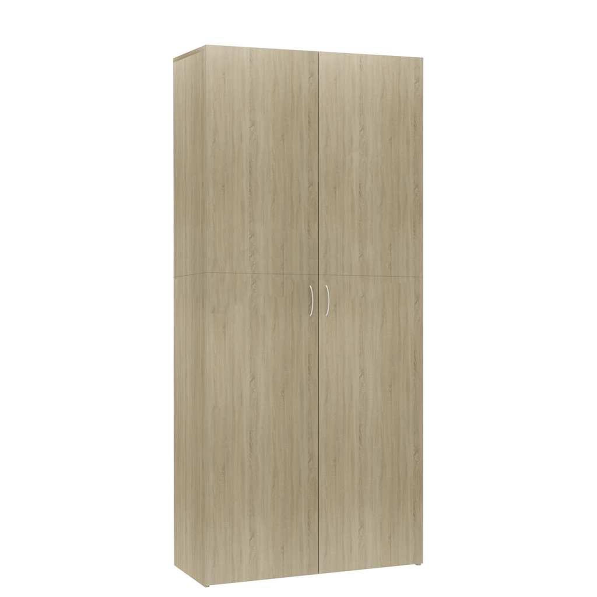 VIDAXL Armoire a chaussures chene sonoma 80x35,5x180cm bois ingenierie