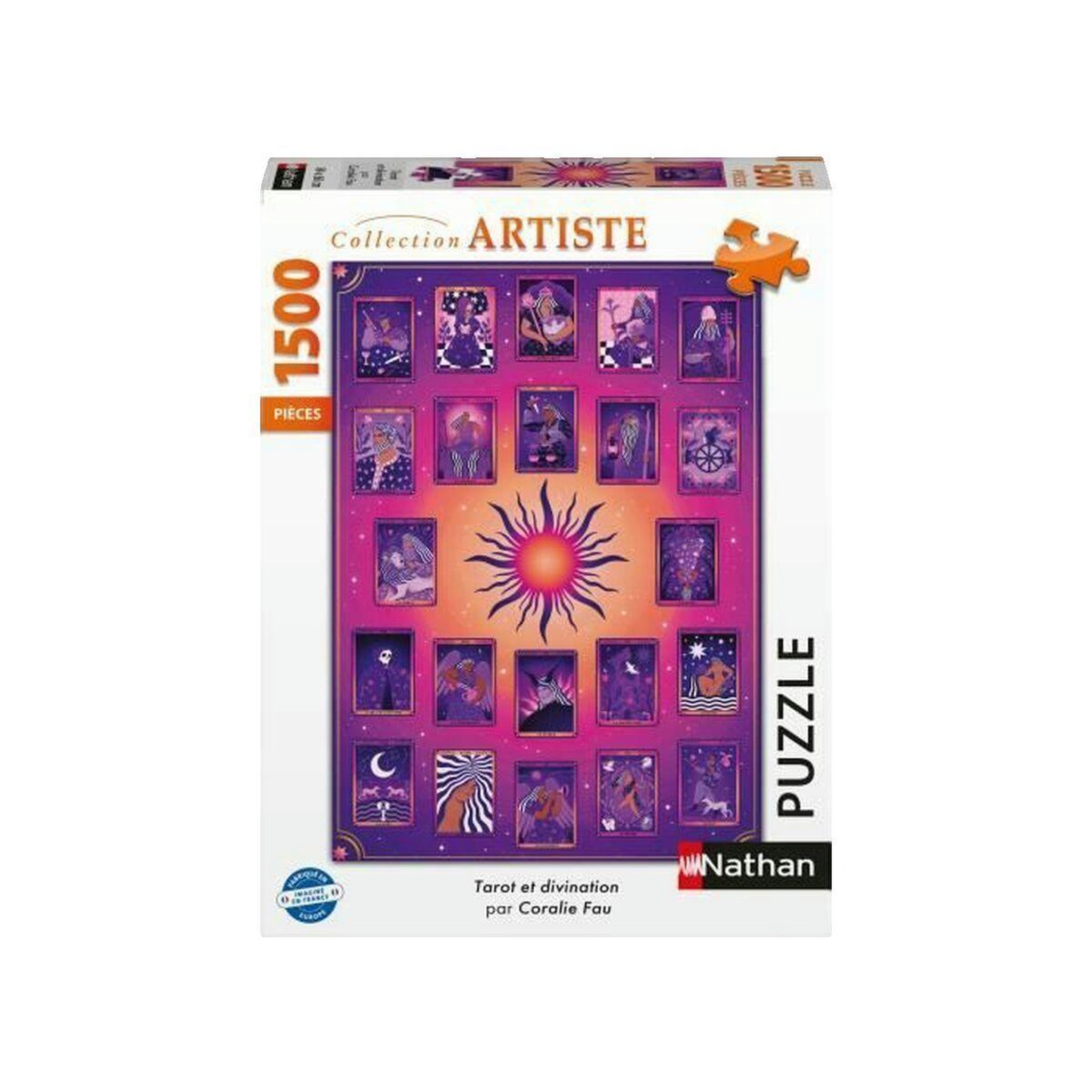 Nathan Puzzle Nathan 1500 pièces Tarot et Divination