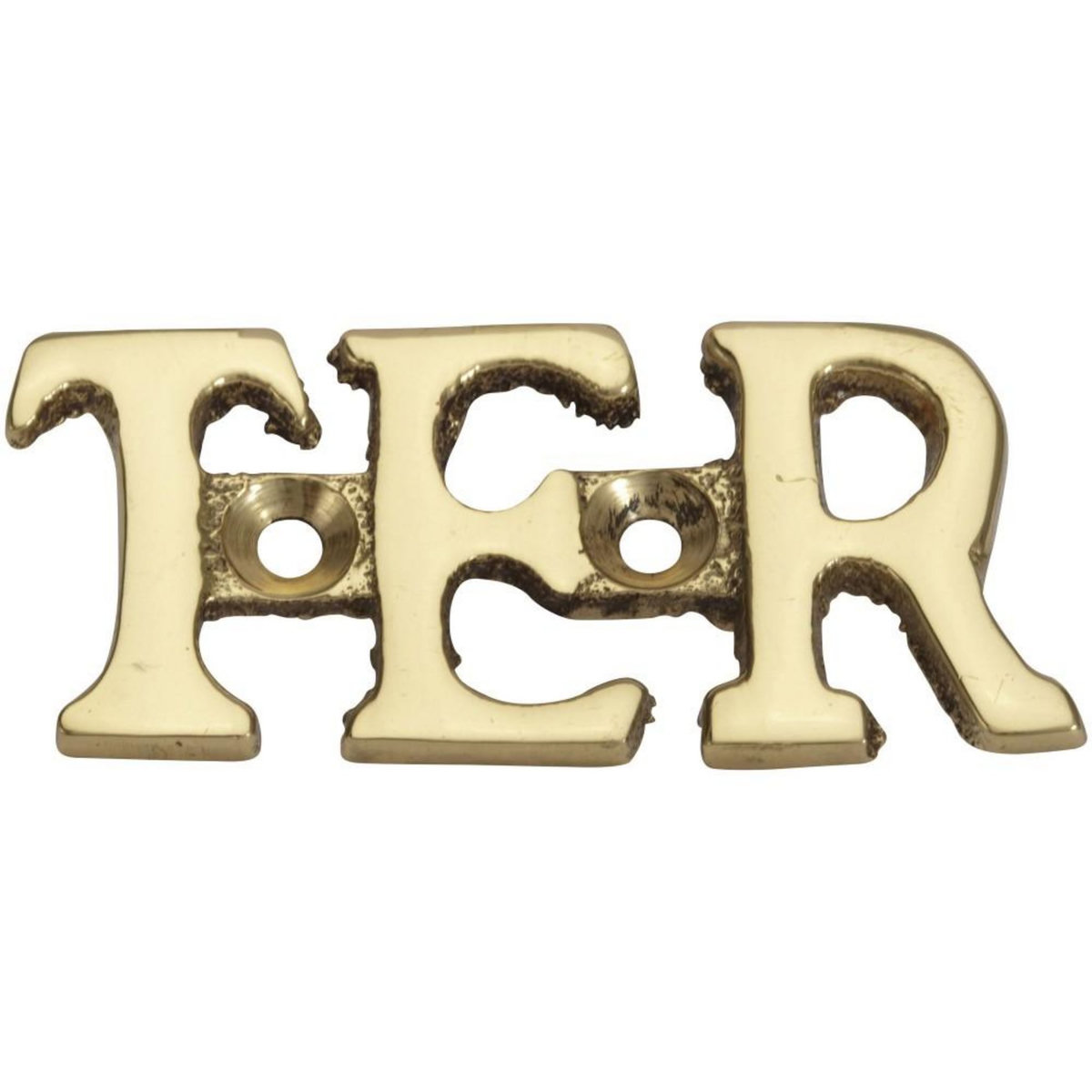 CENTRALE BRICO Lettre ter en laiton poli H.5.1 x l.3.5 cm