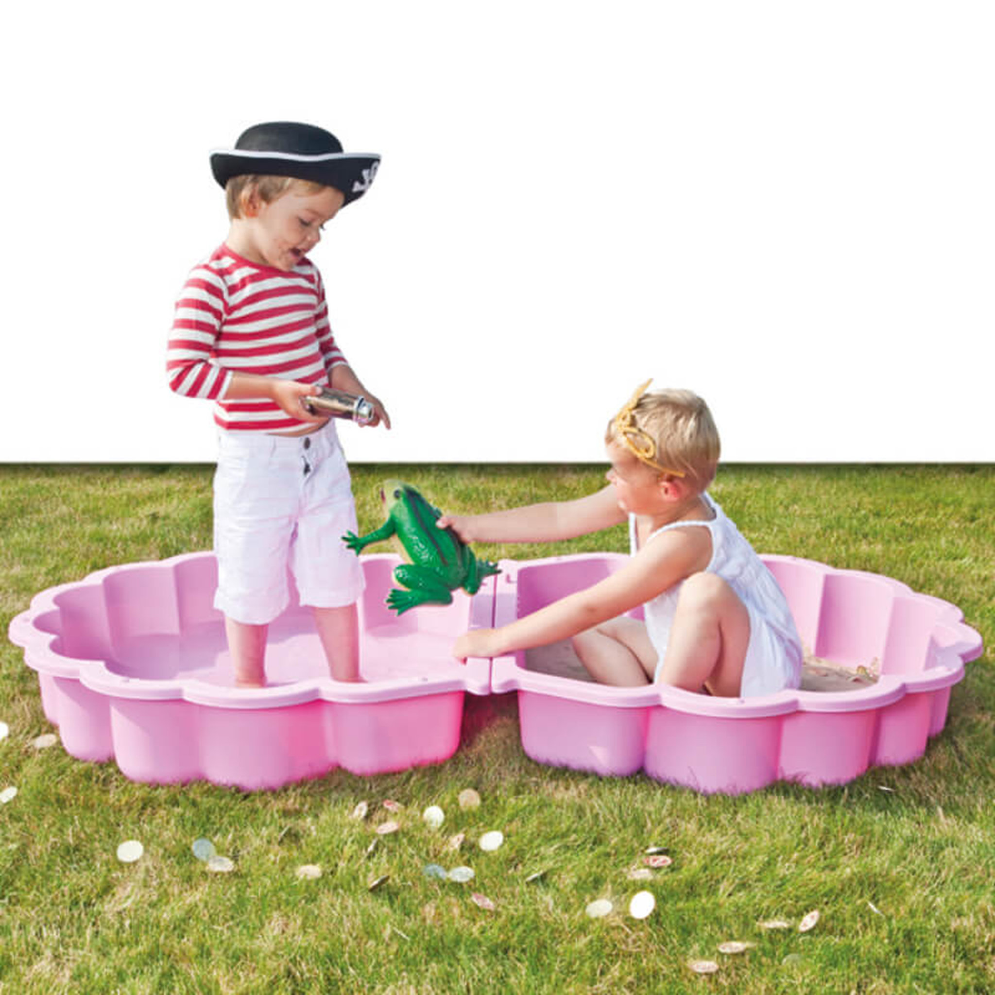 PICWICTOYS Bac à sable rose