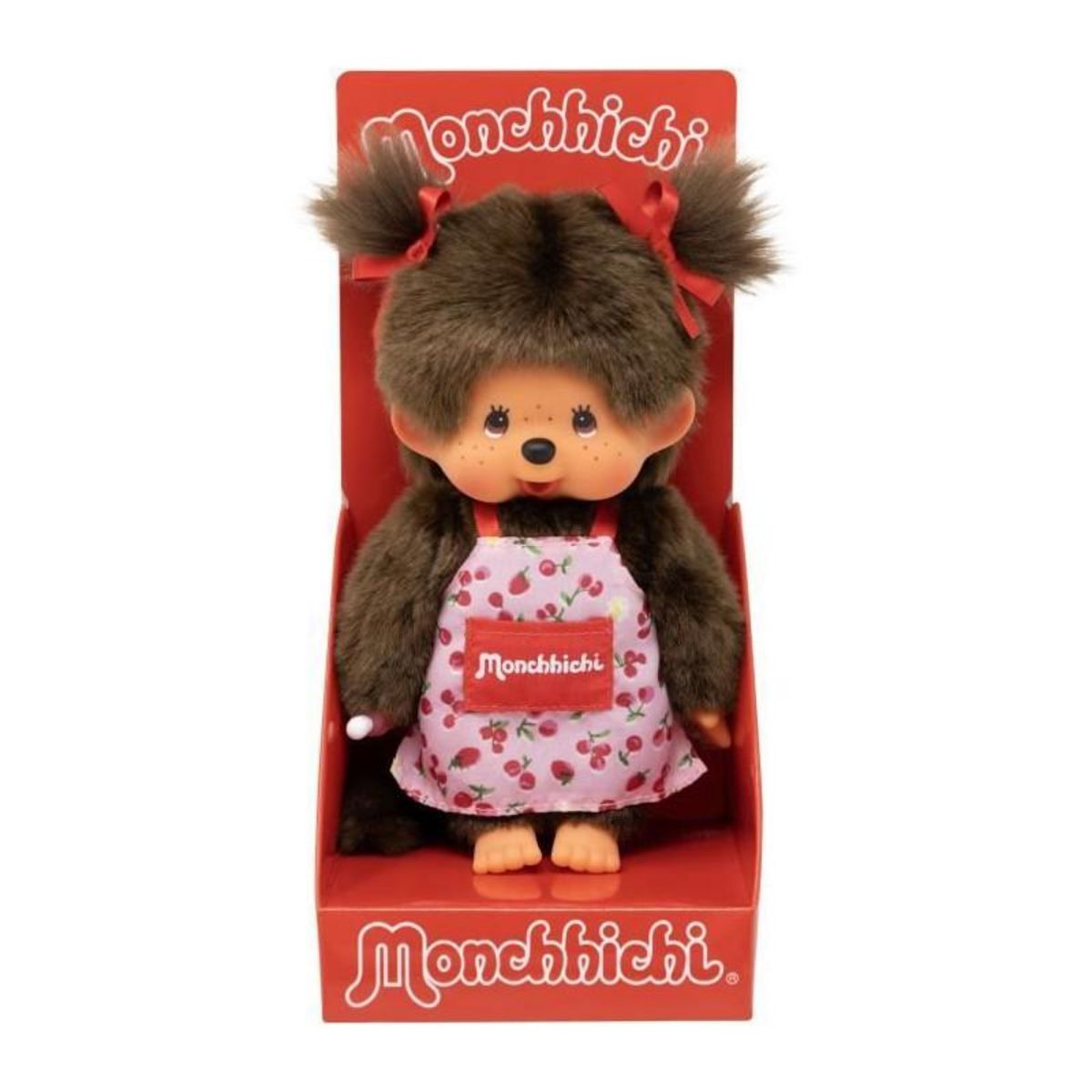 BANDAI Peluche singe - BANDAI - Monchhichi Tablier a Fleurs - 20 cm