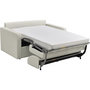 Voir la diapositive 3 : Habitat et Jardin Canapé convertible express en tissu  Diana  - Couchage 140 cm - 3 places - Beige