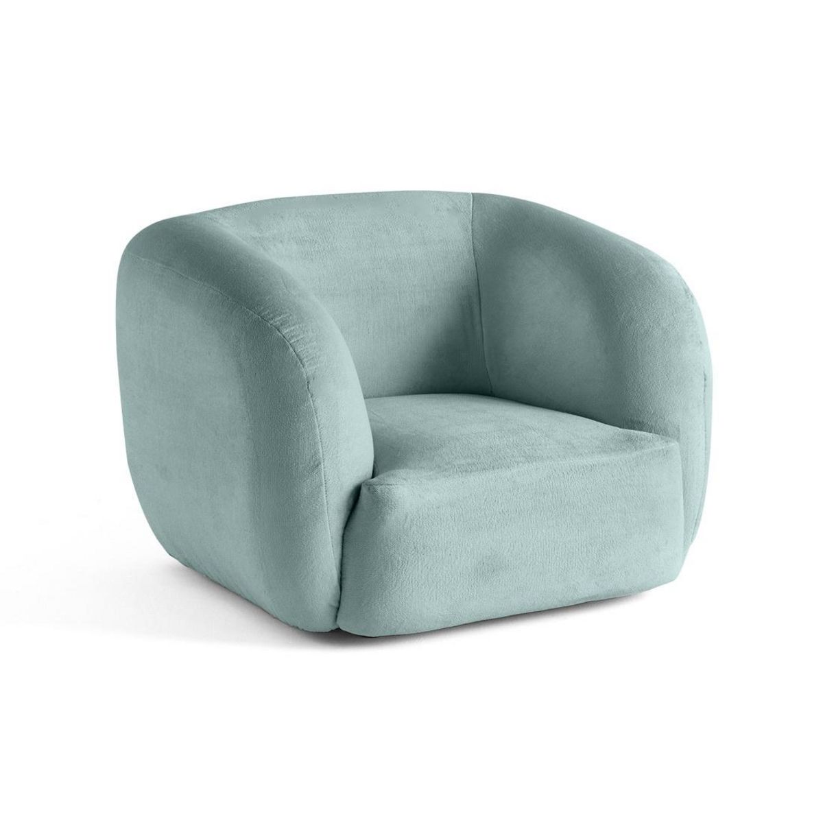 LISA DESIGN Ernee - fauteuil cocon - en velours