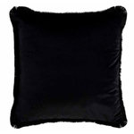 Paris Prix Coussin Carré Déco  Alpha  42x43cm Noir