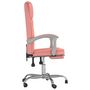 Voir la diapositive 4 : VIDAXL Fauteuil inclinable de bureau Rose Similicuir