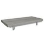 Voir la diapositive 3 : VIDAXL Canape-lit Gris Polyester