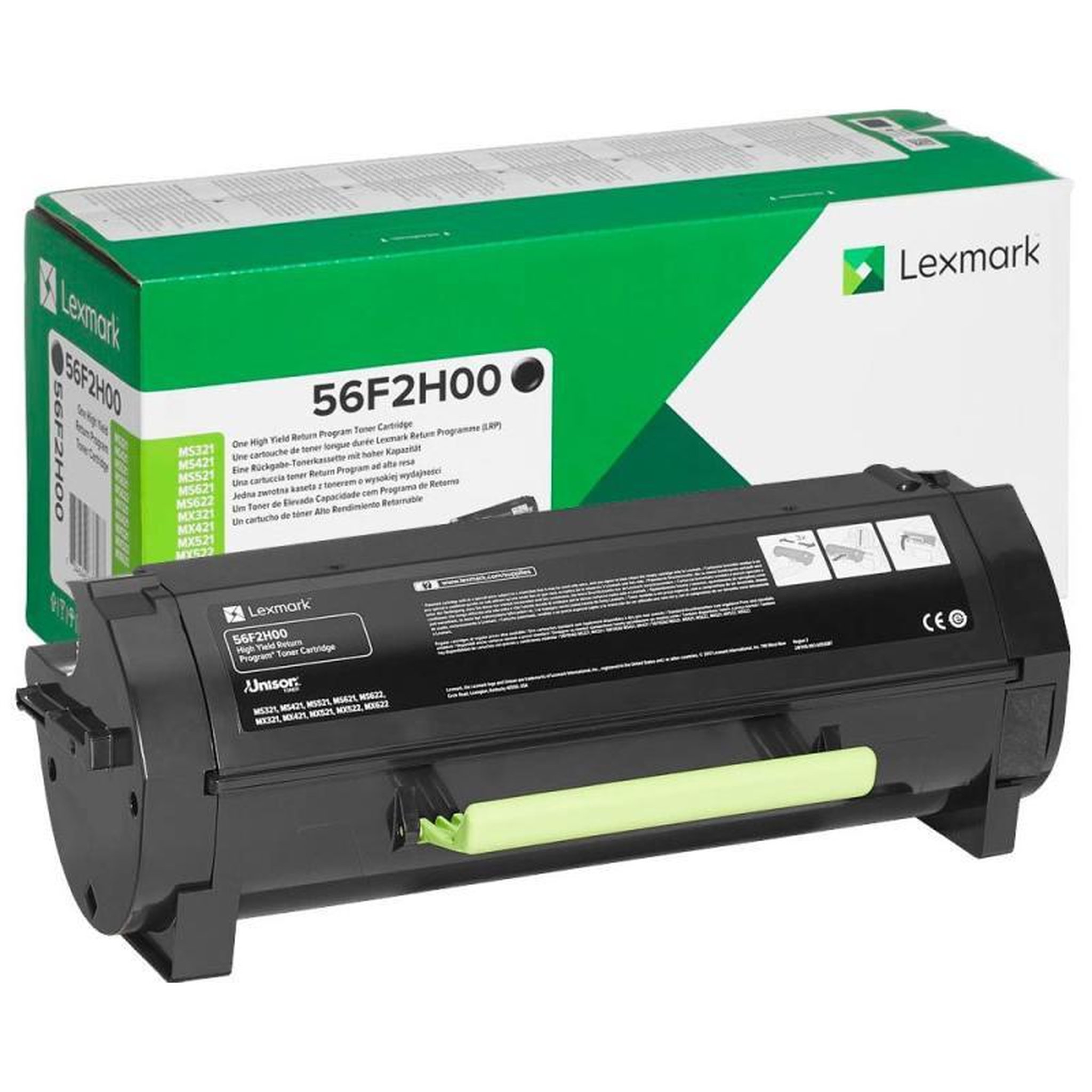 Voir la diapositive 2 : Lexmark Lexmark Cartridge Return (56F2H00)