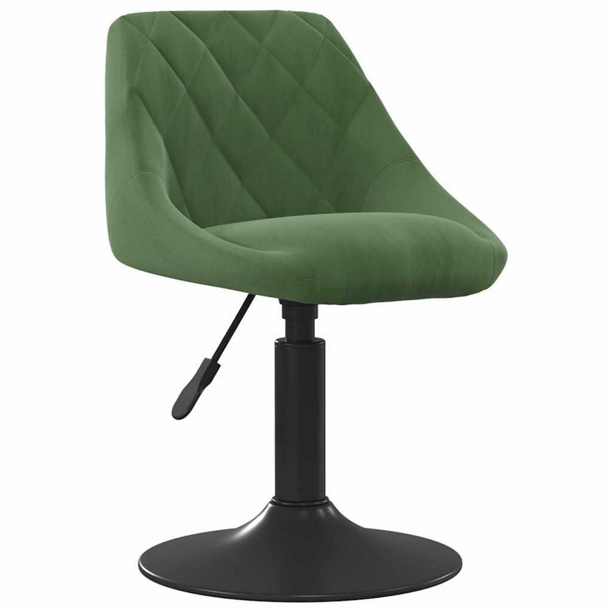 VIDAXL Tabouret de bar Vert fonce Velours