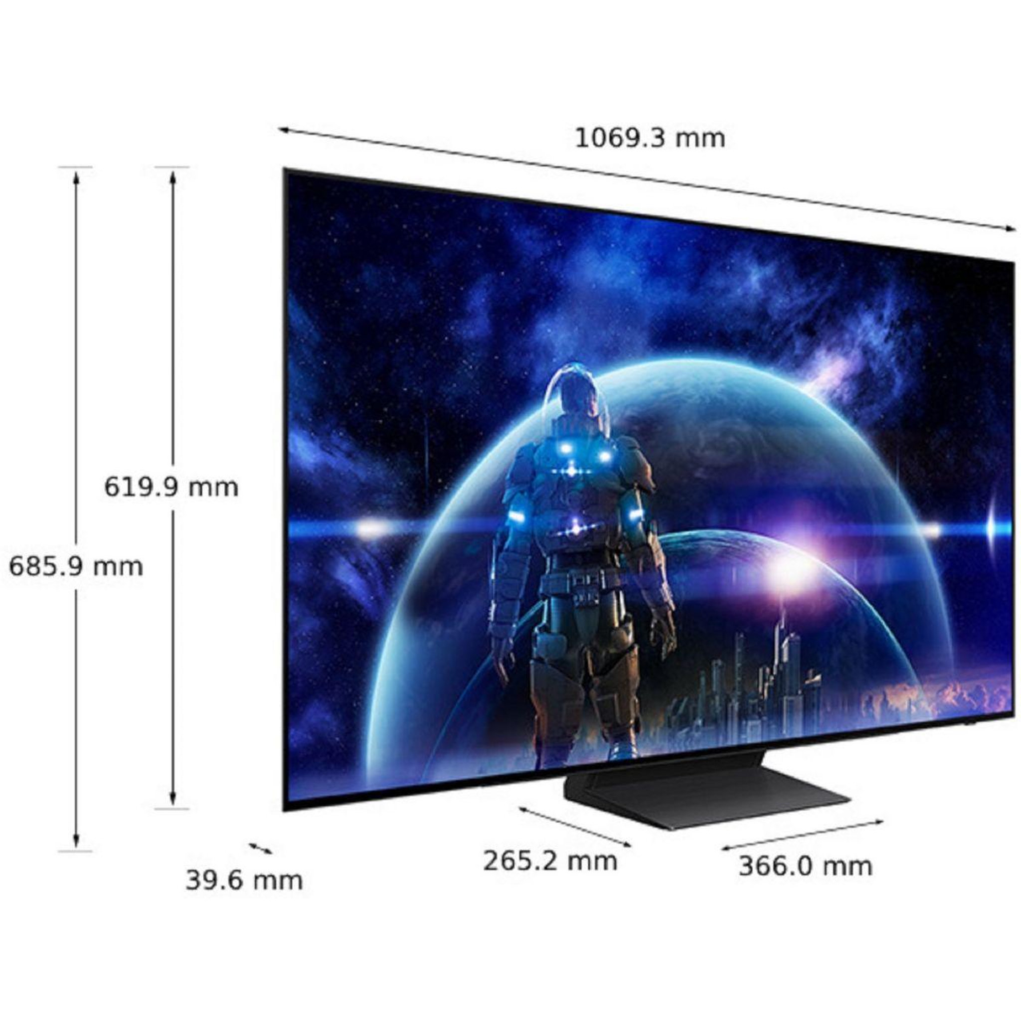 Voir la diapositive 5 : Samsung TV OLED OLED TQ48S90D 2024