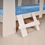 Voir la diapositive 4 : Lit enfant cabane avec sommier  couchage 90 x 190 cm BROUSSE