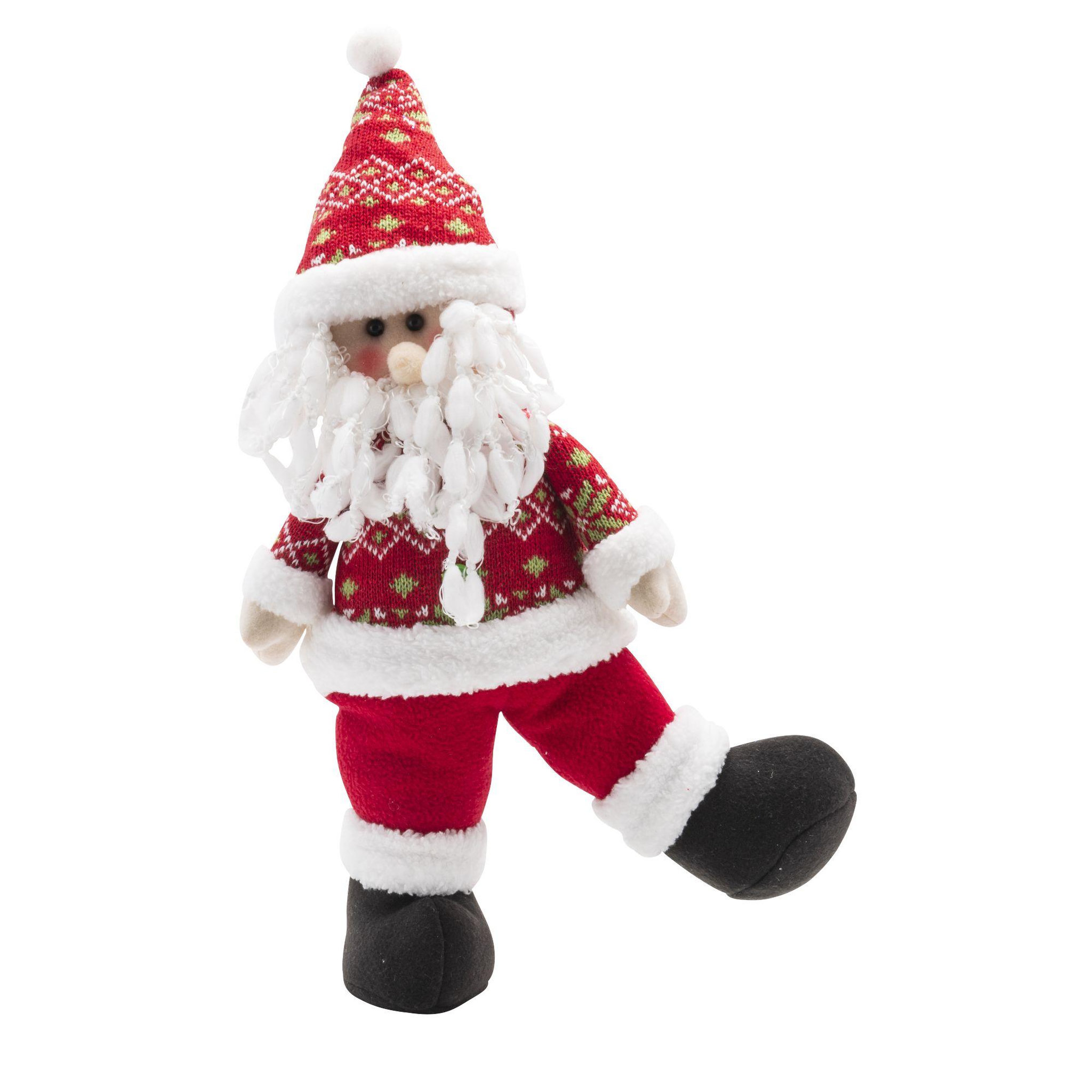 WERKAPRO Peluche décorative Papa Noël 50cm