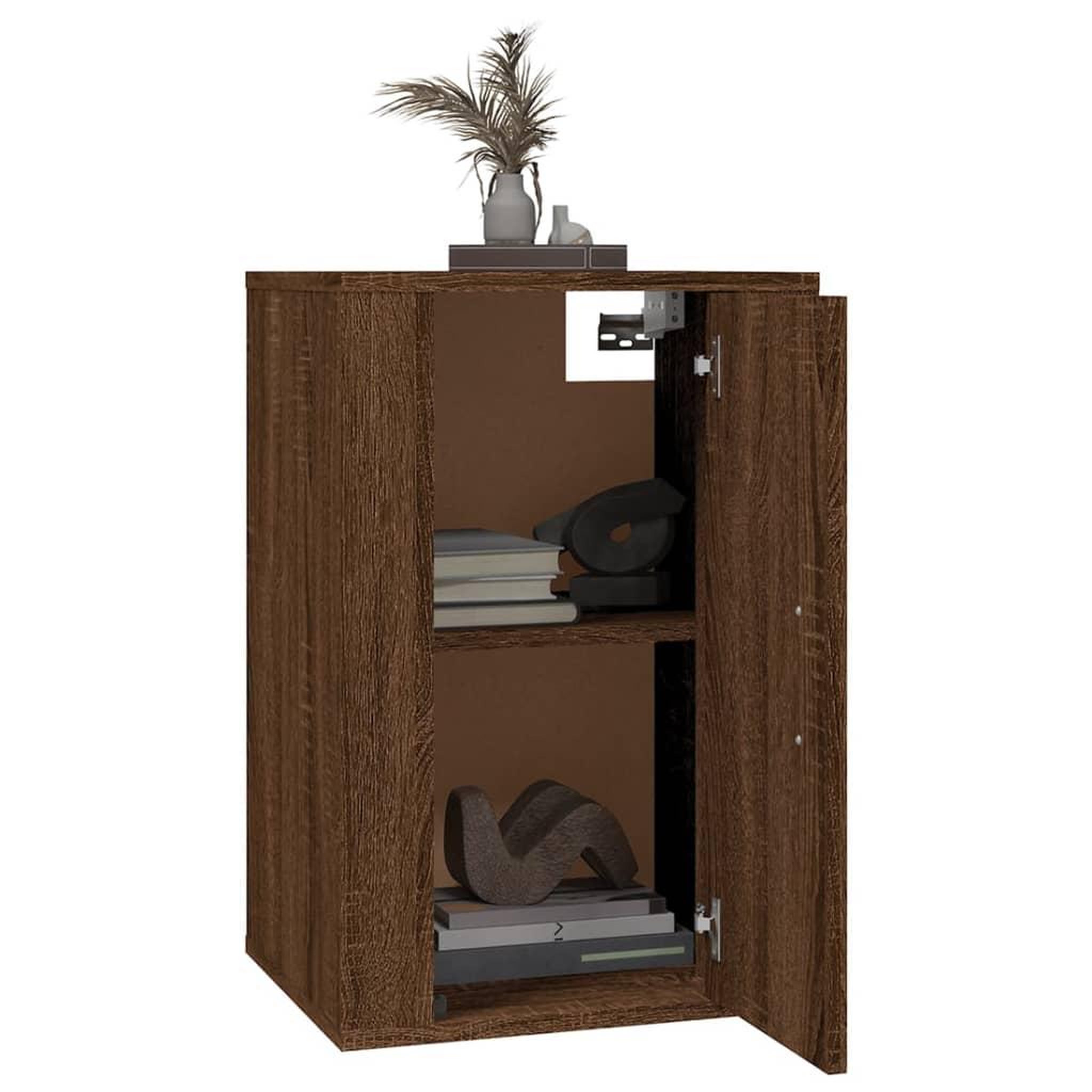 Voir la diapositive 3 : VIDAXL Meubles TV muraux 2 pcs Chene marron 40x34,5x60 cm