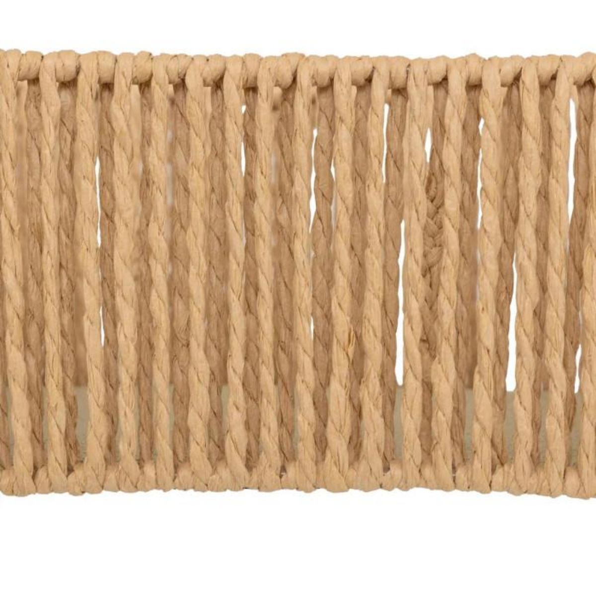 ATMOSPHERA Lot de 3 Paniers Rectangles  Ali  26cm Naturel