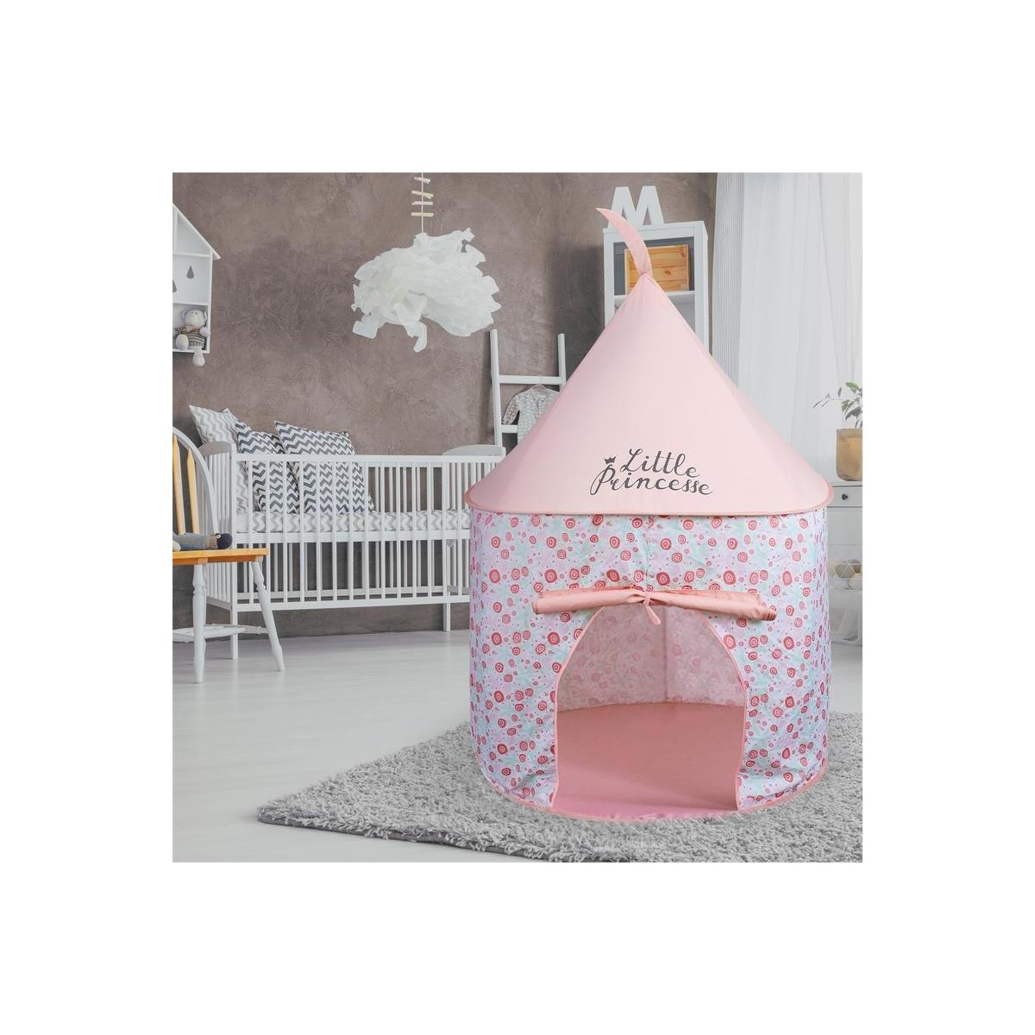 Voir la diapositive 3 : HOME DECO KIDS Tente Enfant Pop Up  Little Princesse  135cm Rose