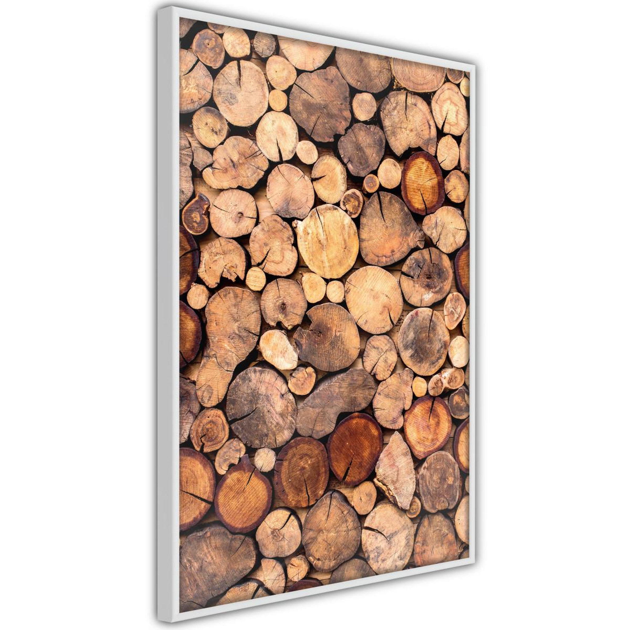 Paris Prix Affiche murale encadrée  log pile