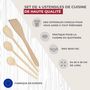 Voir la diapositive 2 : Fackelmann Set de 4 ustensiles de cuisine en bois FSC Fackelmann Nature