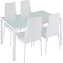 tectake Ensemble table + 4 chaises