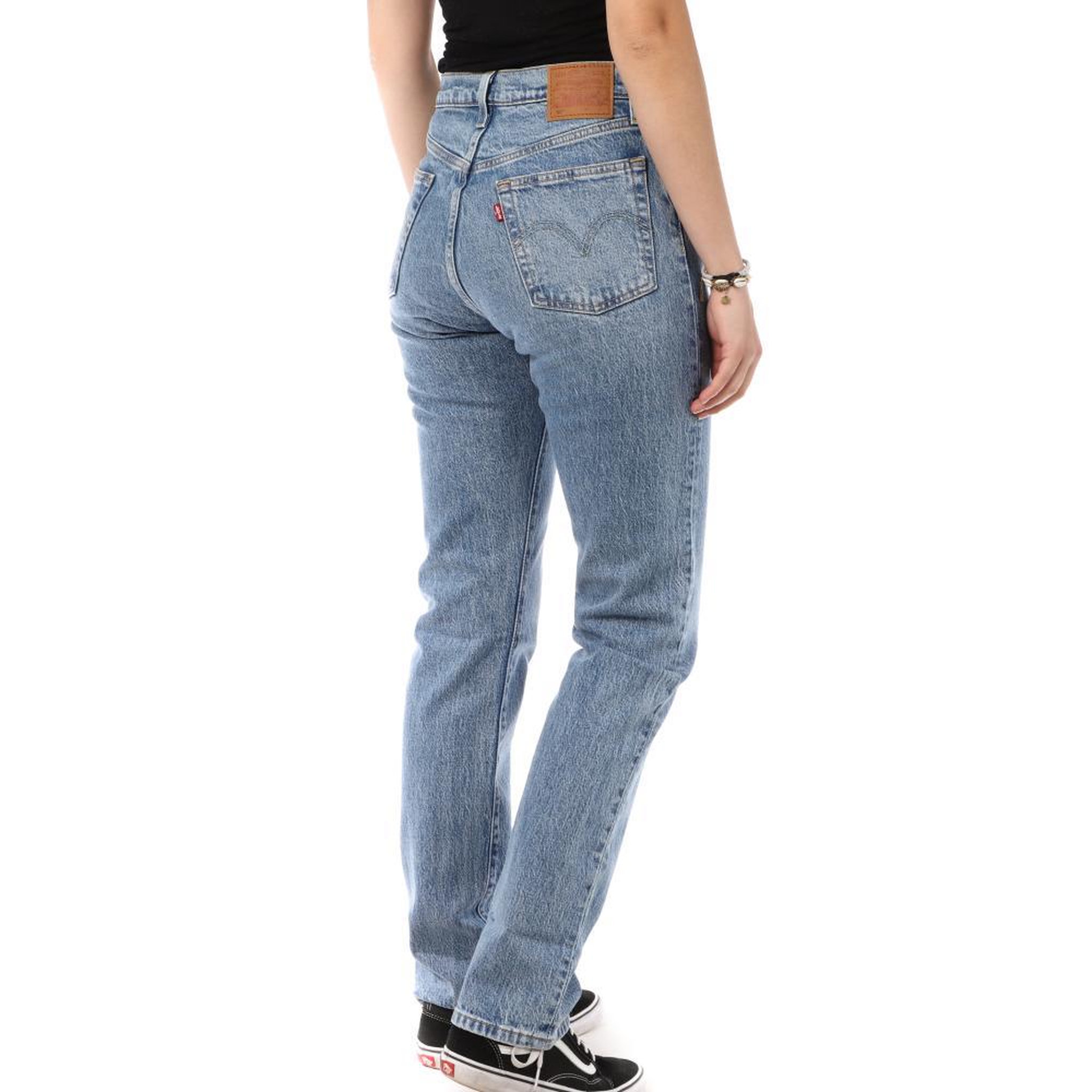 Voir la diapositive 2 : Levi's Jean  foncé Femme Levi's 501