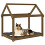 Voir la diapositive 4 : VIDAXL Lit pour chien Marron miel 101x70x90 cm Bois de pin solide