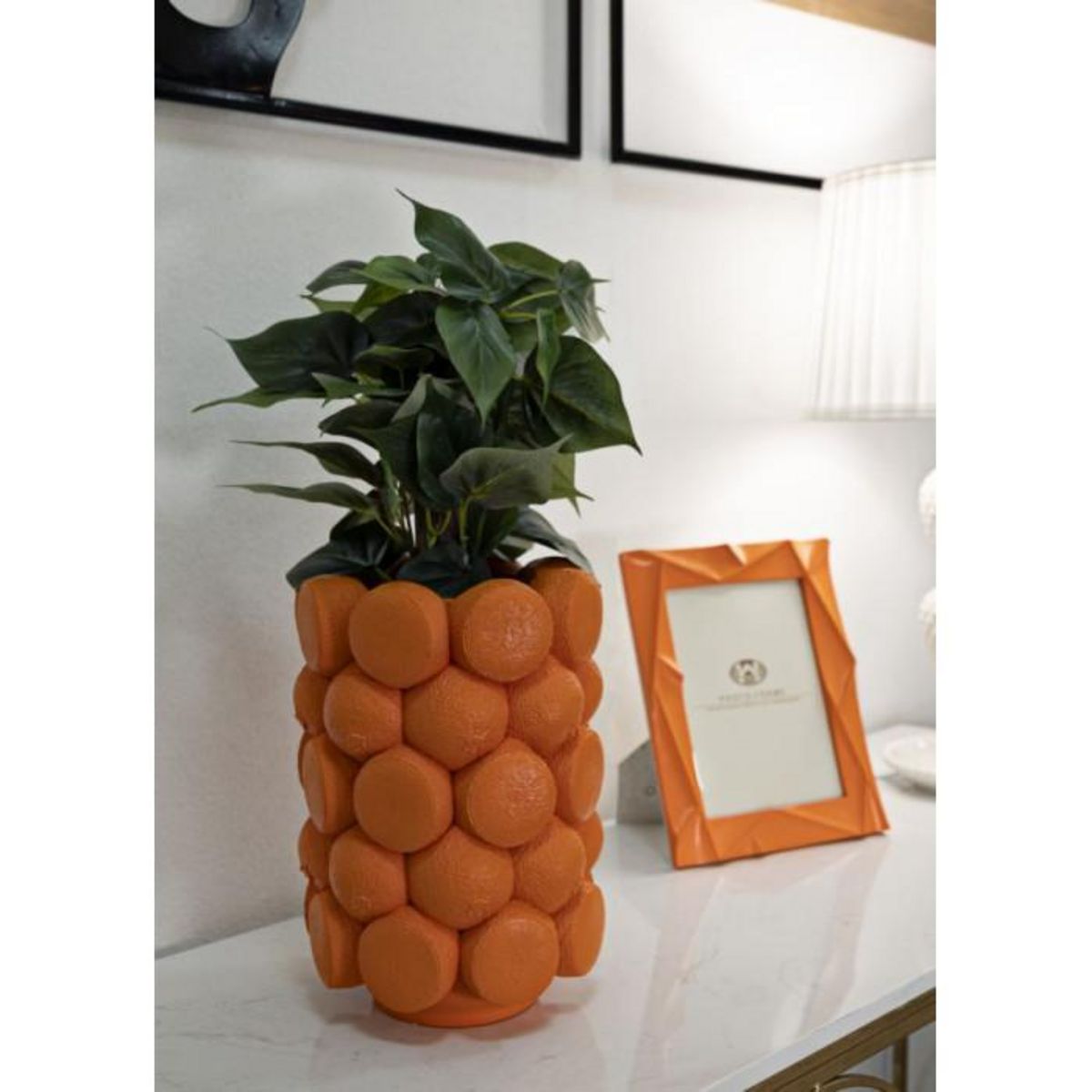 Paris Prix Vase Déco Fruits  Oranges  28cm Orange