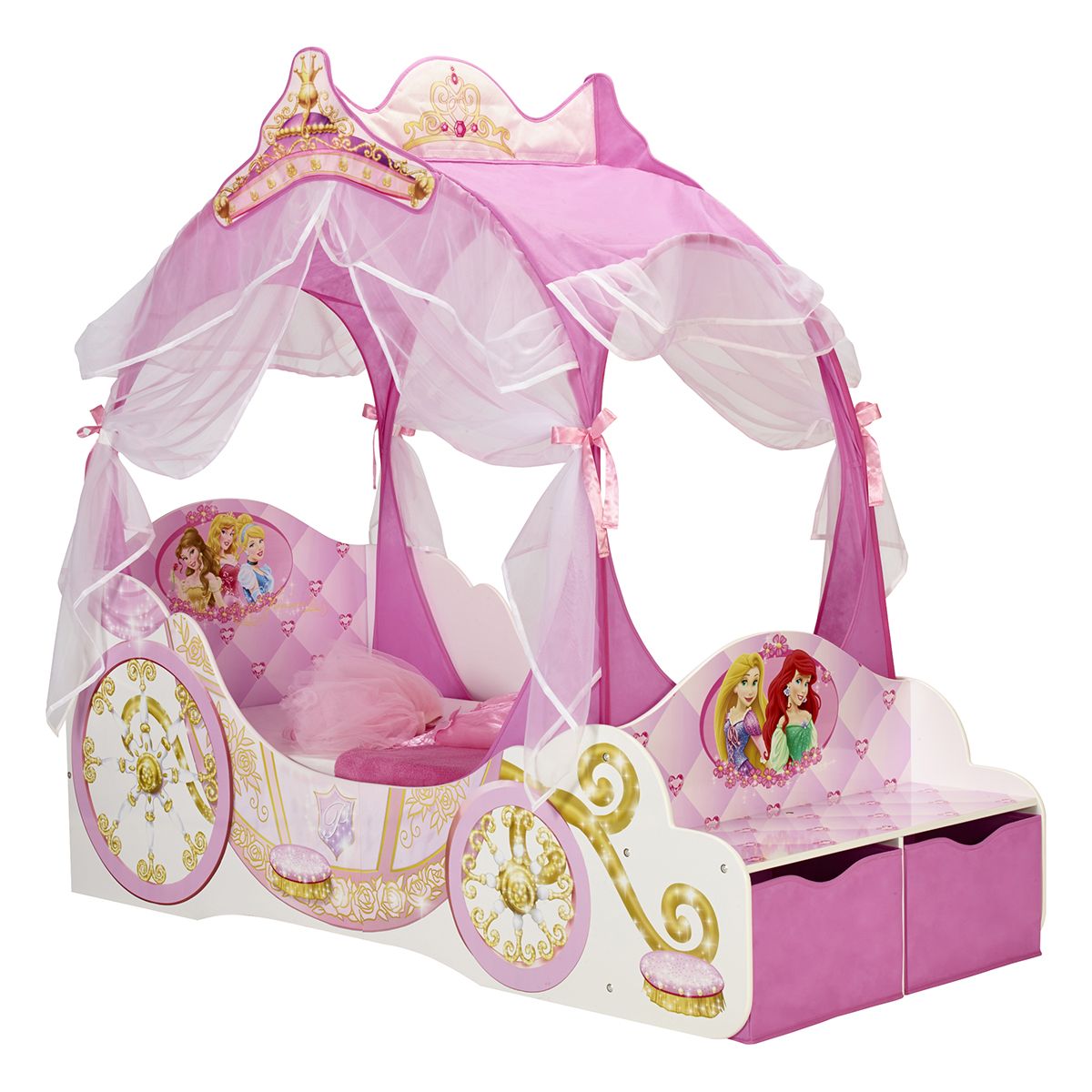  Lit enfant P'tit Bed® Carrosse Disney princesses