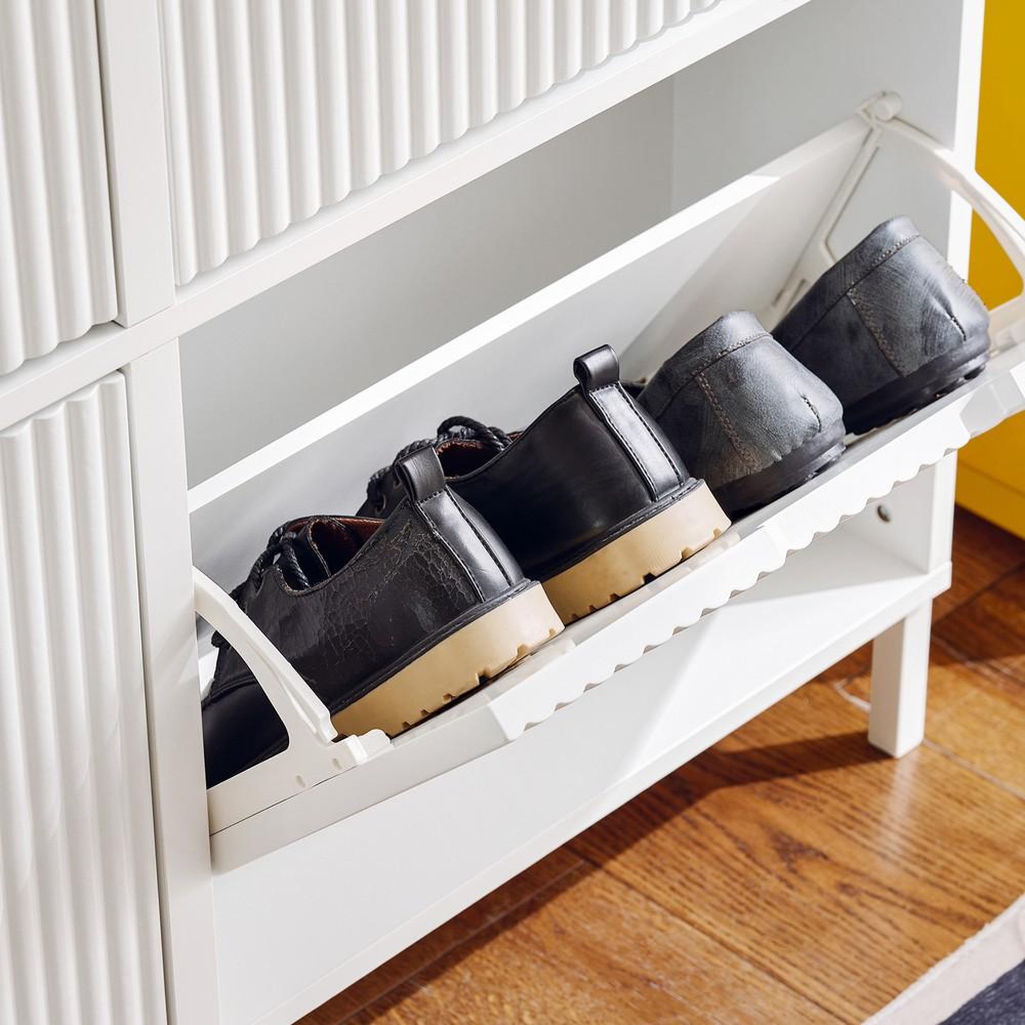 Voir la diapositive 6 : SOBUY SoBuy - Meuble À Chaussures à 4 tiroirs - Moderne - FSR177-L