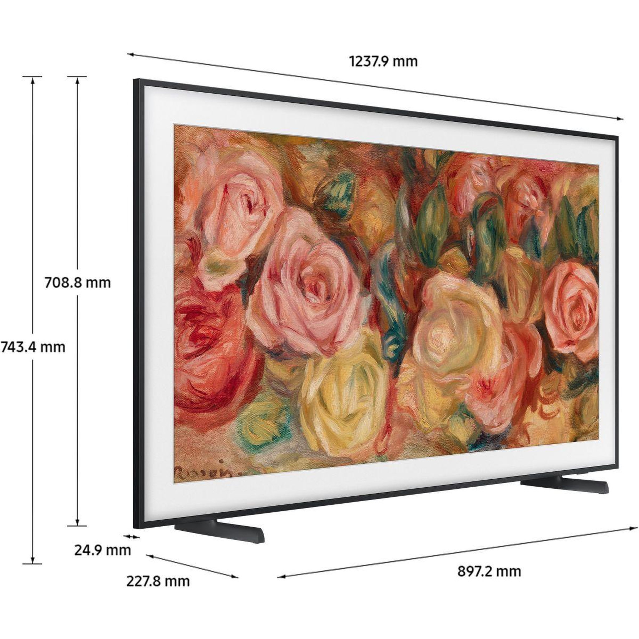 Voir la diapositive 3 : Samsung TV QLED The Frame TQ55LS03D 2024