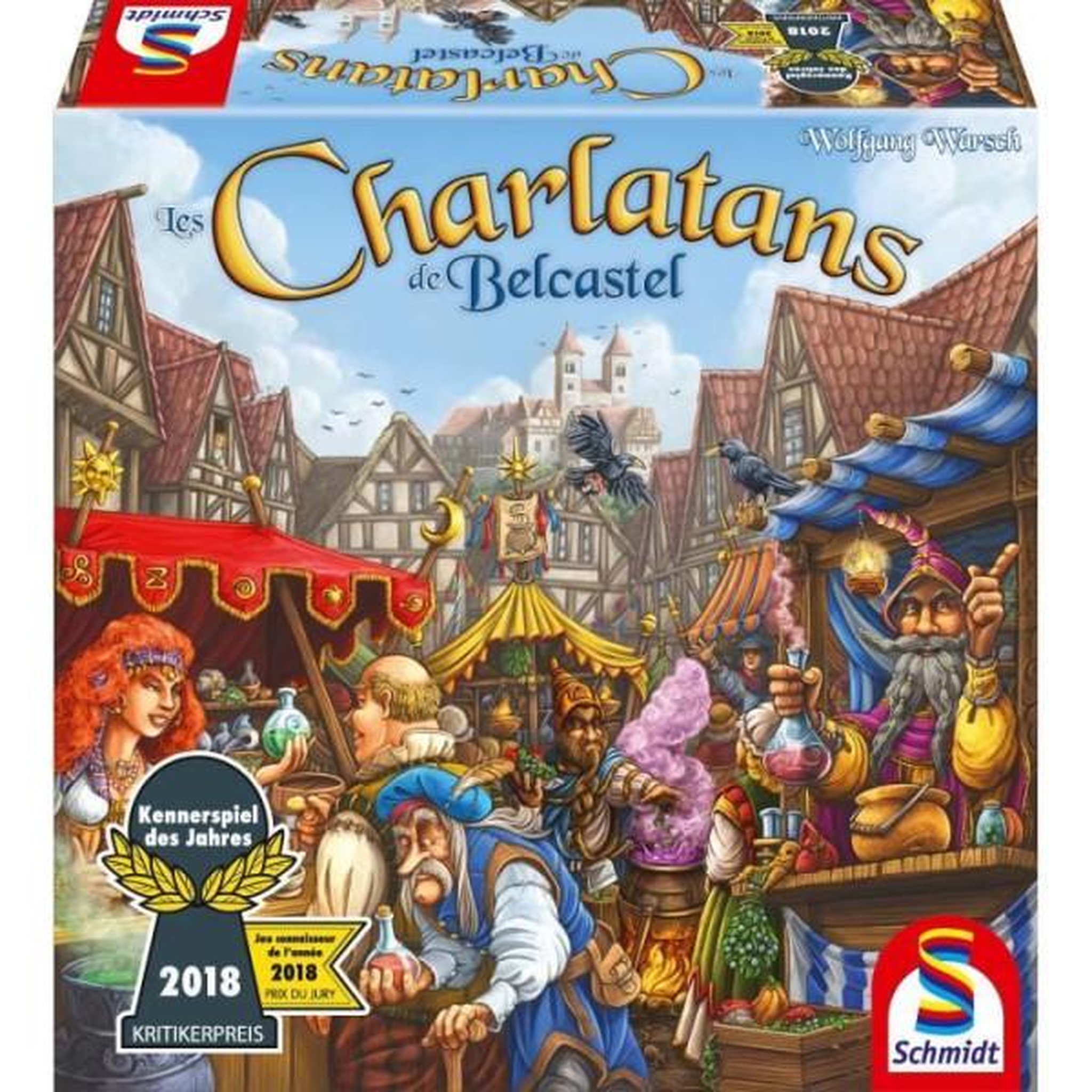 SCHMIDT SPIELE Les charlatans de belcastel - jeux de société - schmidt spiele - plongez dans l'univers médiéval
