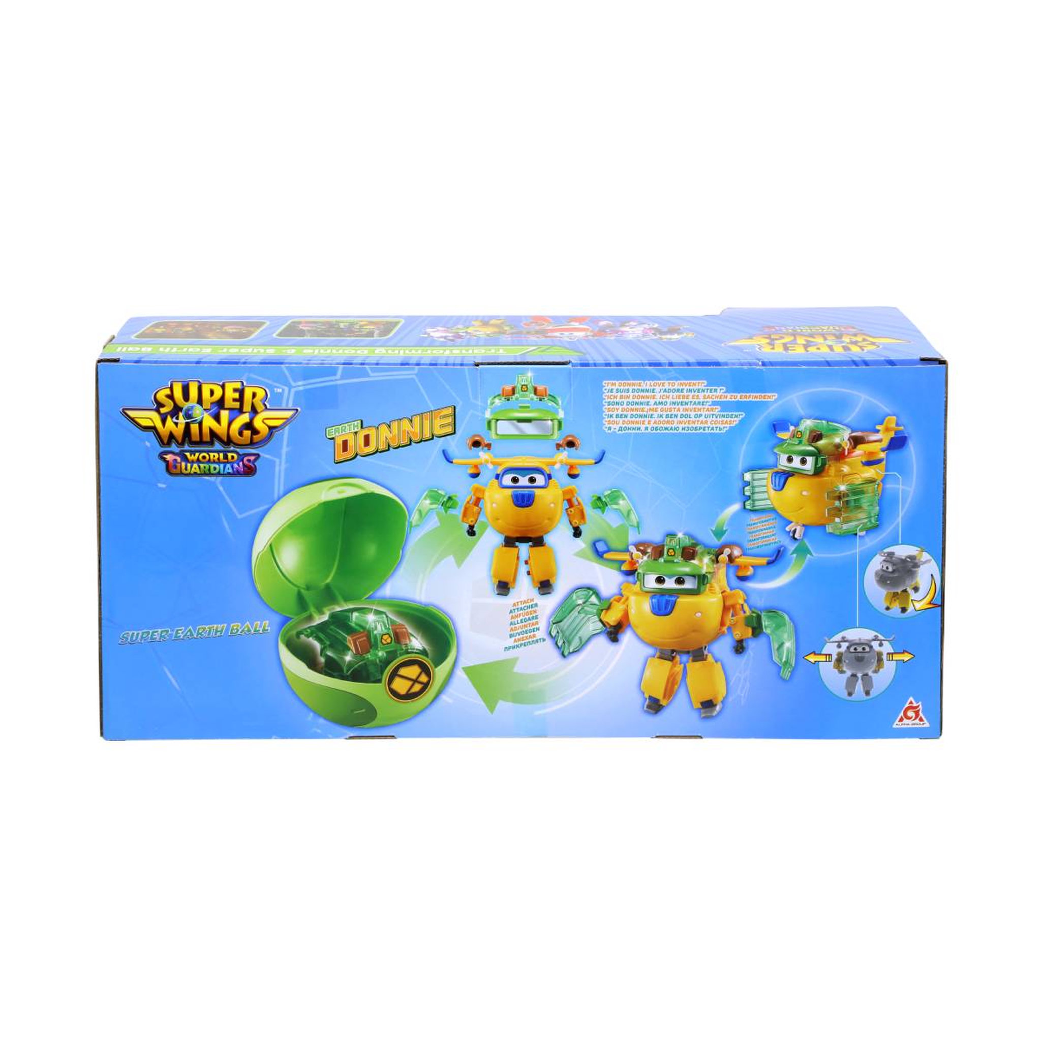 Voir la diapositive 5 : Auldey Super Wing Transforming Donnie + Earth Power