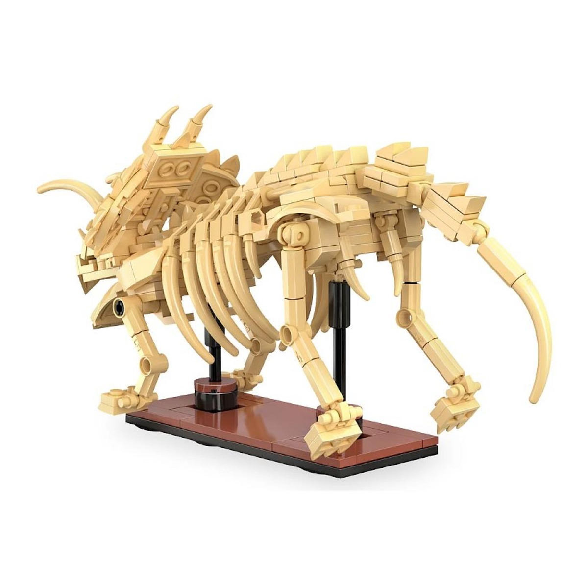 Jamara CaDA Fossile dinosaure Tricératops Bricks