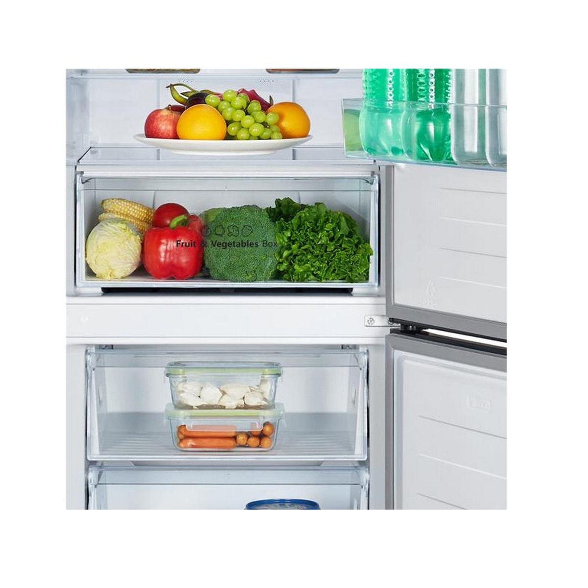 Voir la diapositive 5 : Hisense Réfrigérateur combiné 60cm 304l blanc - fcn300awe1