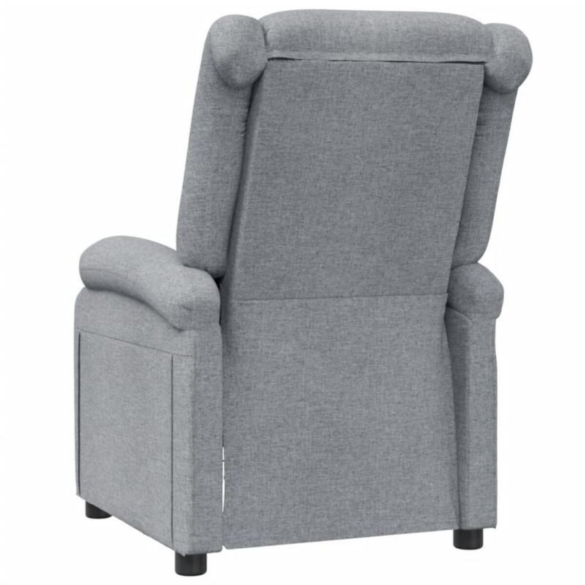 VIDAXL Fauteuil inclinable Gris clair Tissu