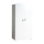 Voir la diapositive 4 : BABY PRICE Chambre bébé trio Leaf: lit 120x60, commode a langer et armoire - Babyprice - Blanc