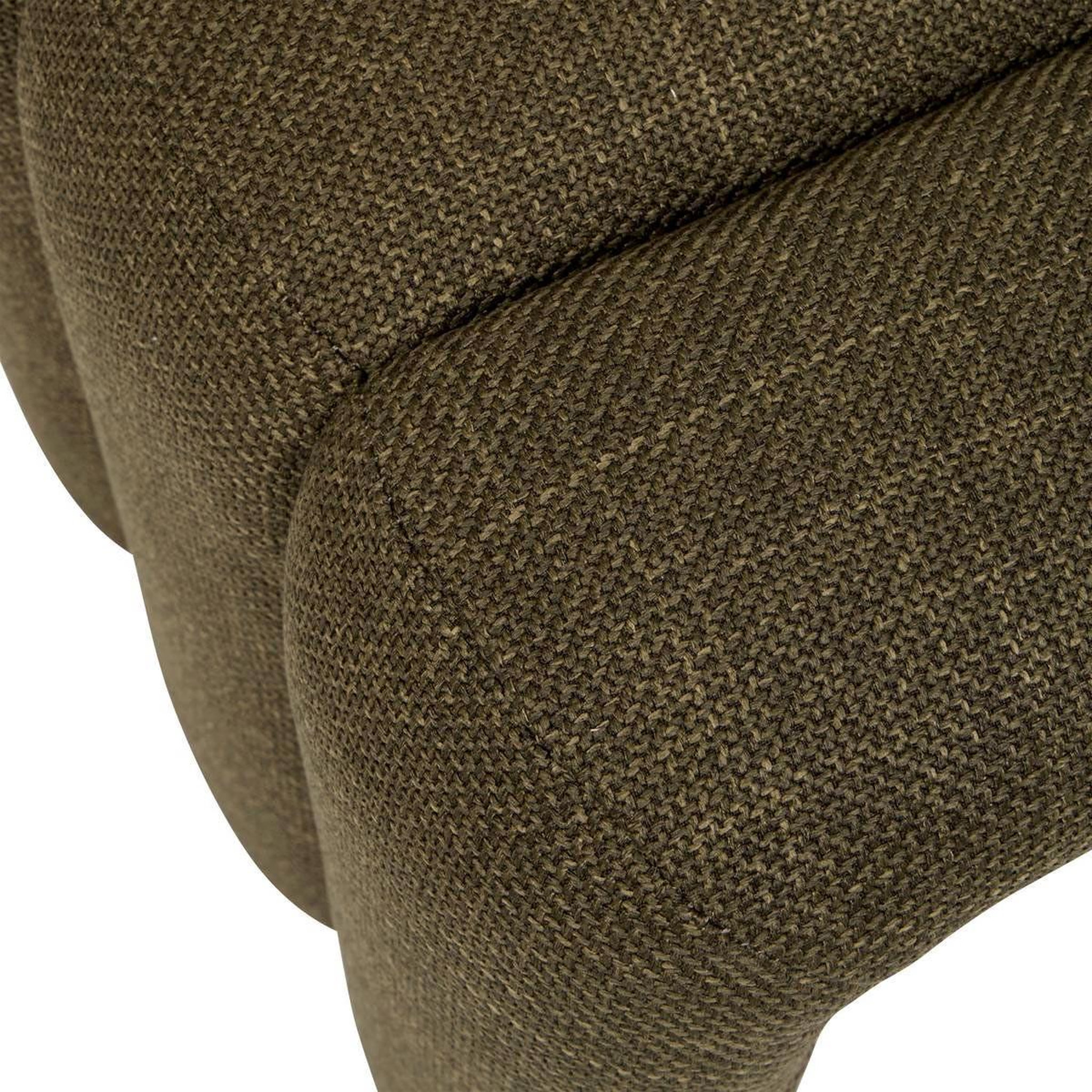 Voir la diapositive 2 : ATMOSPHERA Pouf 3 arches en tissu  sisco  44cm kaki