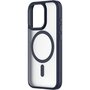 Voir la diapositive 1 : Qdos Coque Iphone 15 Pro MagSafe Hybrid SNAP Bleu