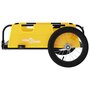 Voir la diapositive 6 : VIDAXL Remorque de vélo jaune tissu oxford et fer