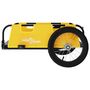 Voir la diapositive 6 : VIDAXL Remorque de vélo jaune tissu oxford et fer