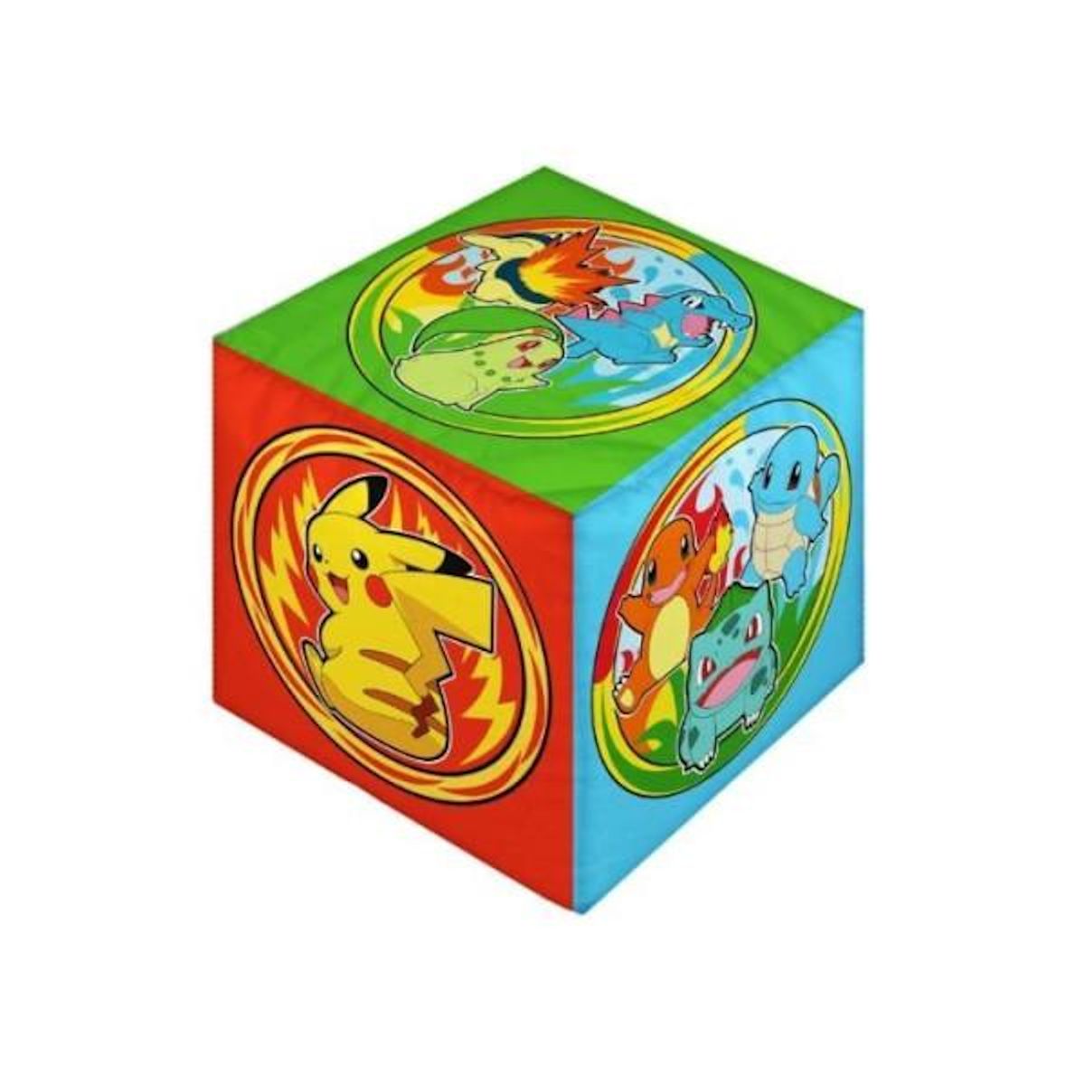 Pokemon Coussin premium - Cube - POKEMON - Microfibre - 25 x 25 x 25 cm