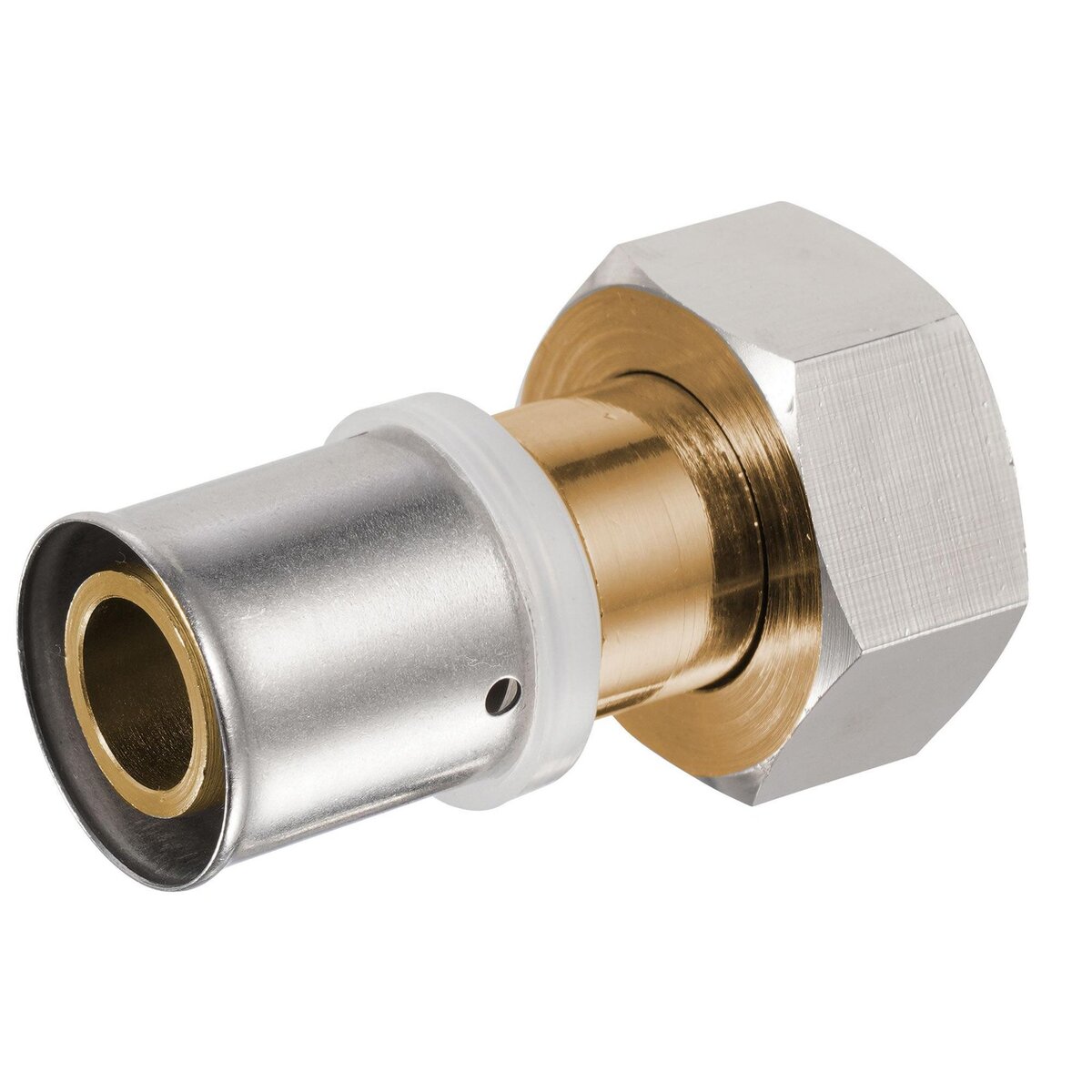 BOUTTE Raccord à sertir multicouche avec écrou mobile D16, FEMELLE 15 x 21 mm Boutté