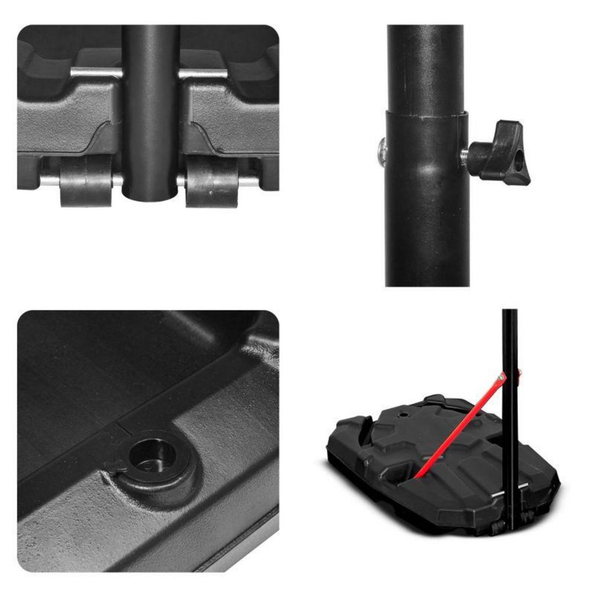 BUMBER Panier de Basket sur Pied Mobile Phoenix - Bumber - Hauteur réglable de 2m30 à 3m05