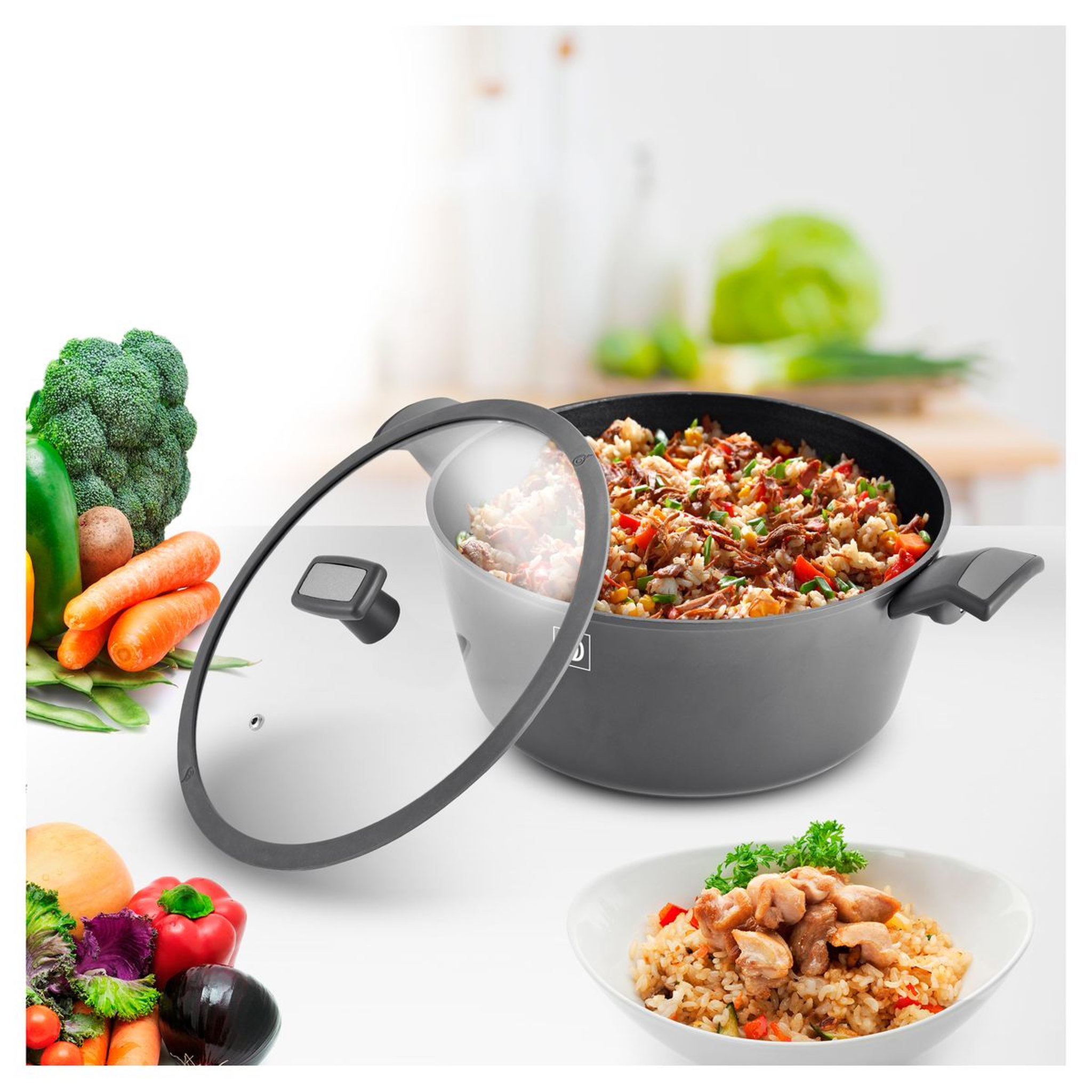 Voir la diapositive 1 : DURAND DUPONT Faitout forgé 24 cm 